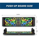 15 in 1 Foldable Push-Up Board – Ultimate Multifunctional Home Workout Equipment